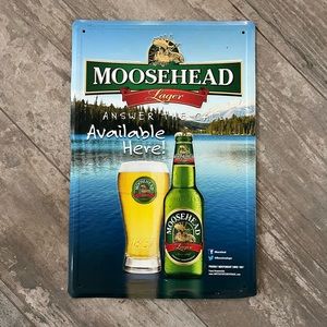 moosehead canadian lager beer sign, send offers